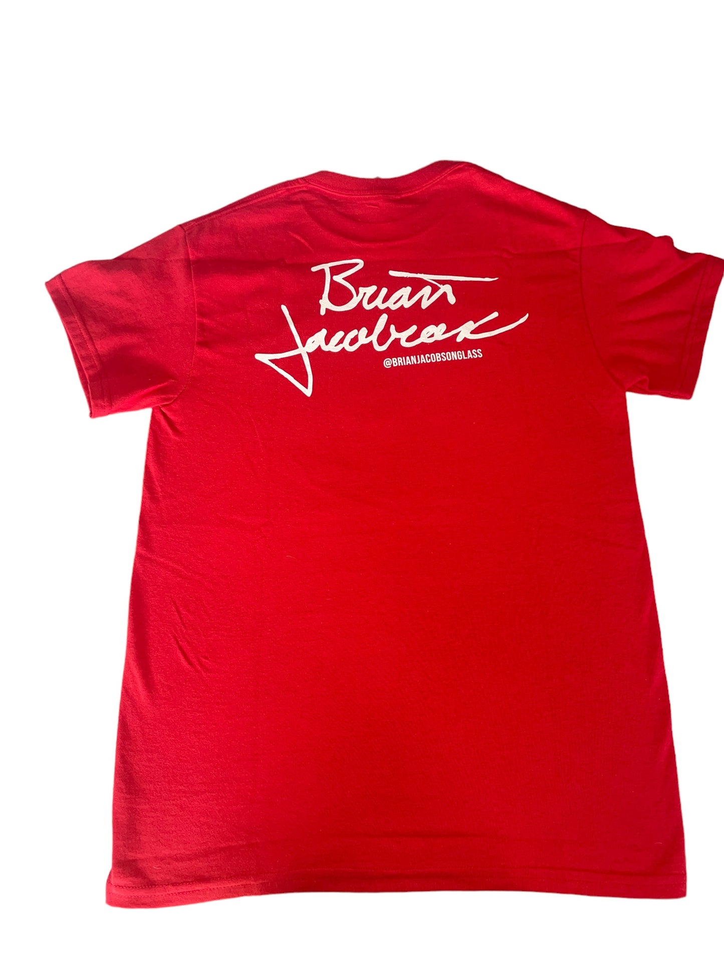 Rainbow Heart T-Shirt Red